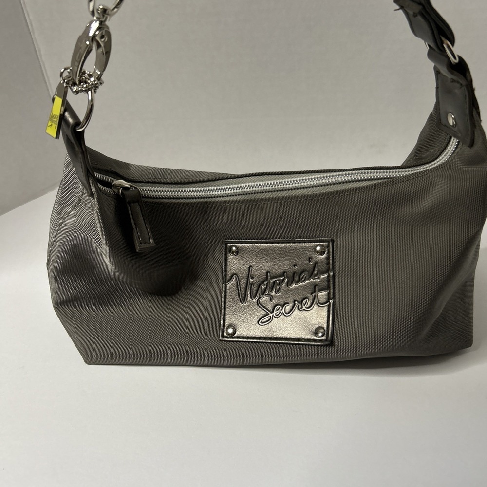 Victoria's Secret Handbag Purse Grey & Green
